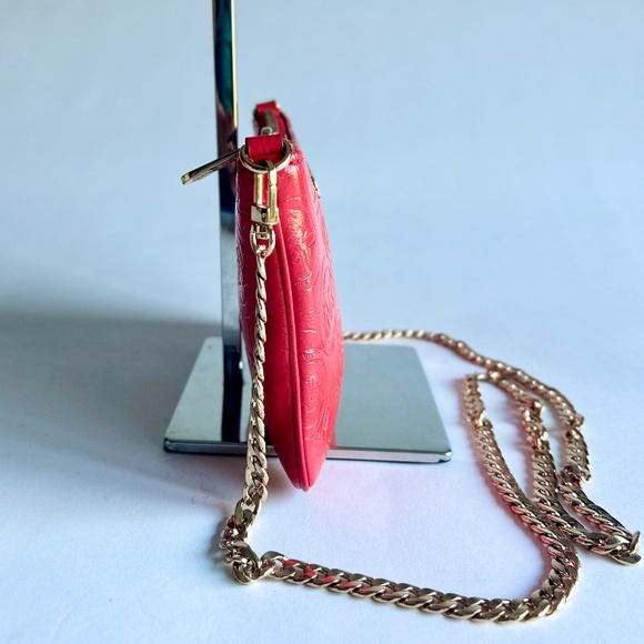 Michael Kors Red Patent Leather Shoulder Bag Crossbody Bag - Picture 4 of 12